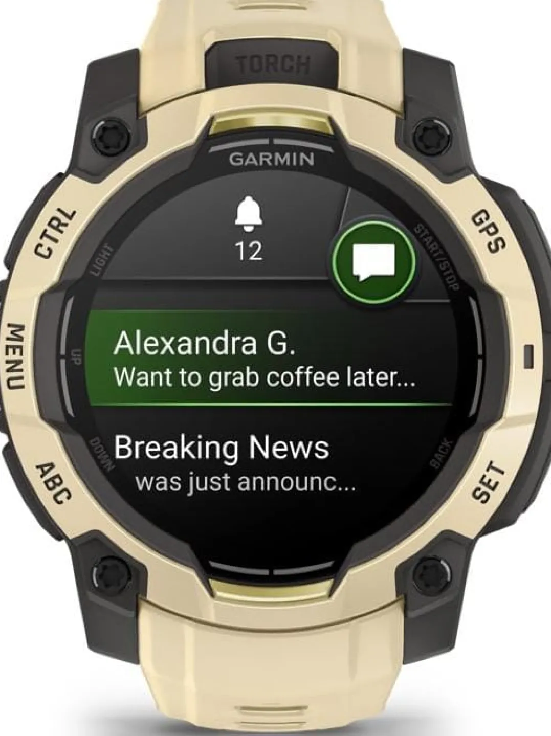 Garmin Instinct 3, Amoled 45mm Citrine Gray
