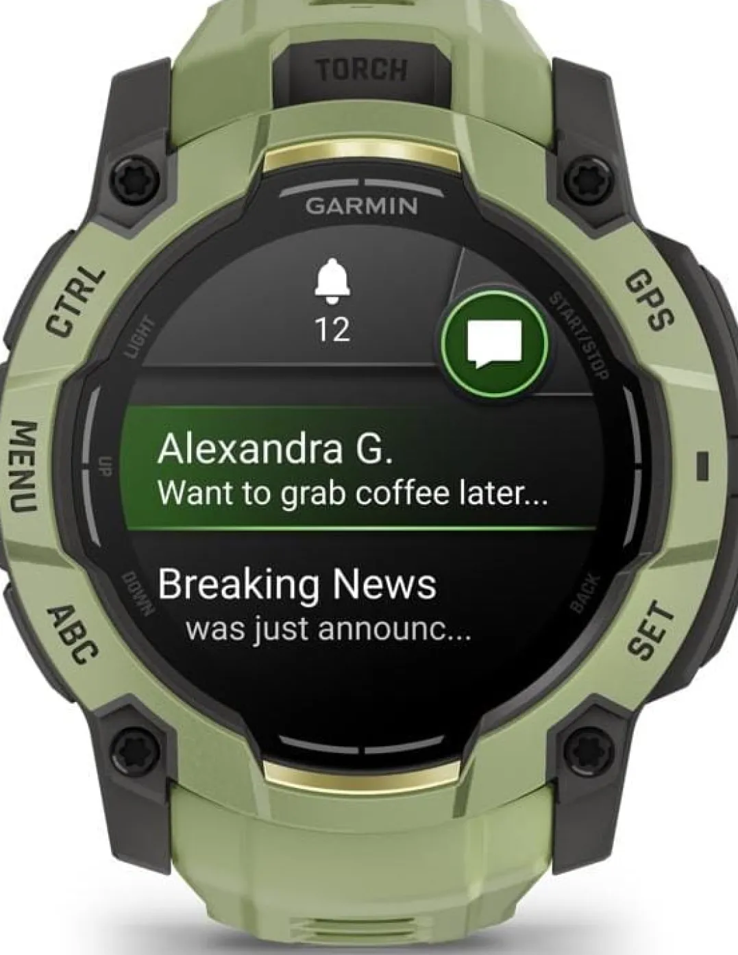 Garmin Instinct 3, Amoled 50mm Fern Green Gray