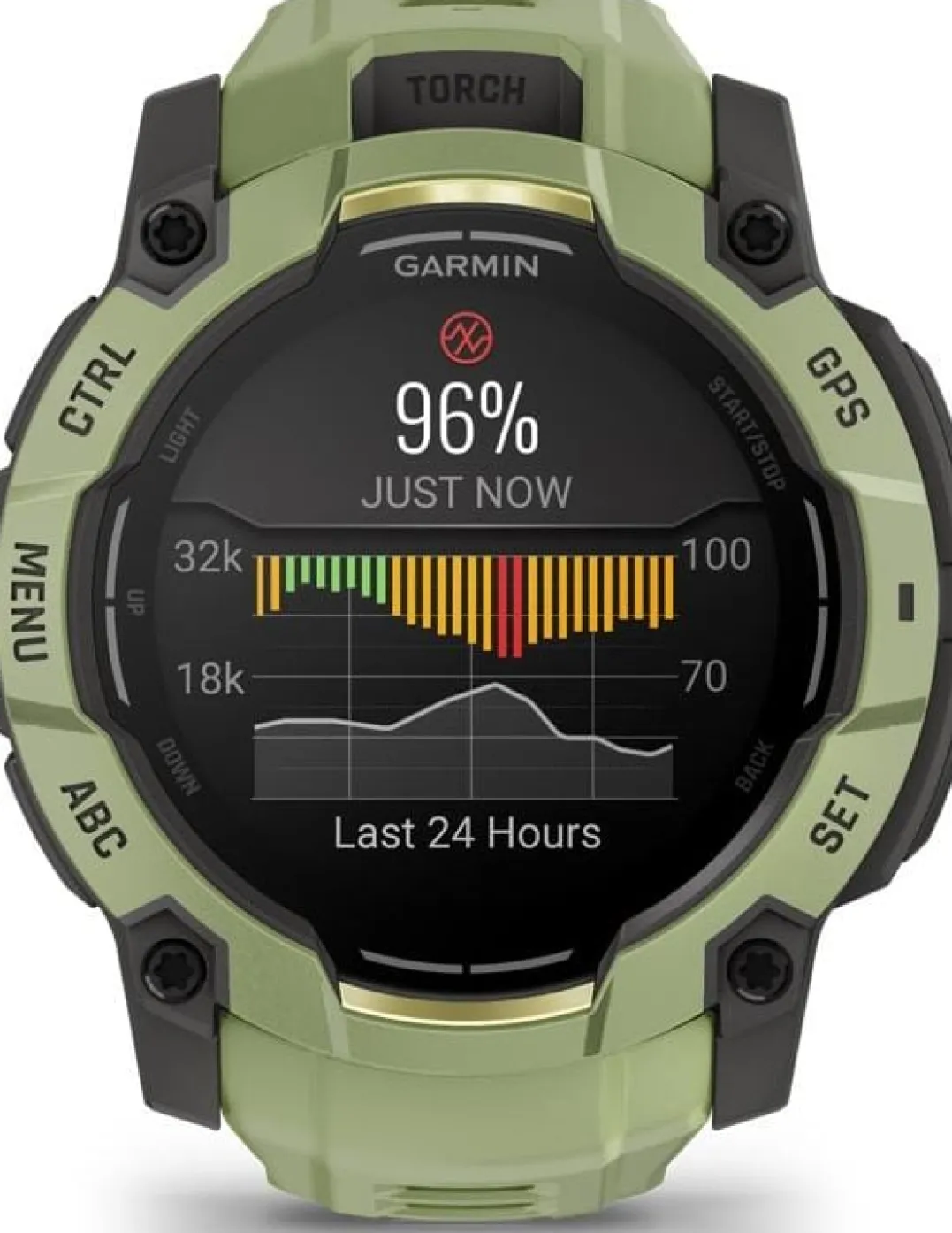 Garmin Instinct 3, Amoled 50mm Fern Green Gray