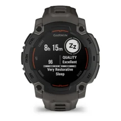 Garmin Instinct E, 45 Mm Black Bezel With Charcoal Band