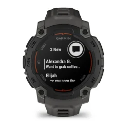 Garmin Instinct E, 45 Mm Black Bezel With Charcoal Band