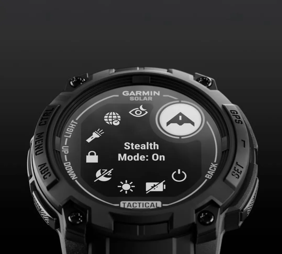 Garmin Instinct® 3 – 45 mm, Solar, Tactical Edition Black