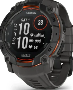 Garmin Instinct 3 Solar Black Bezel With Charcoal Band