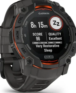 Garmin Instinct 3 Solar Black Bezel With Charcoal Band