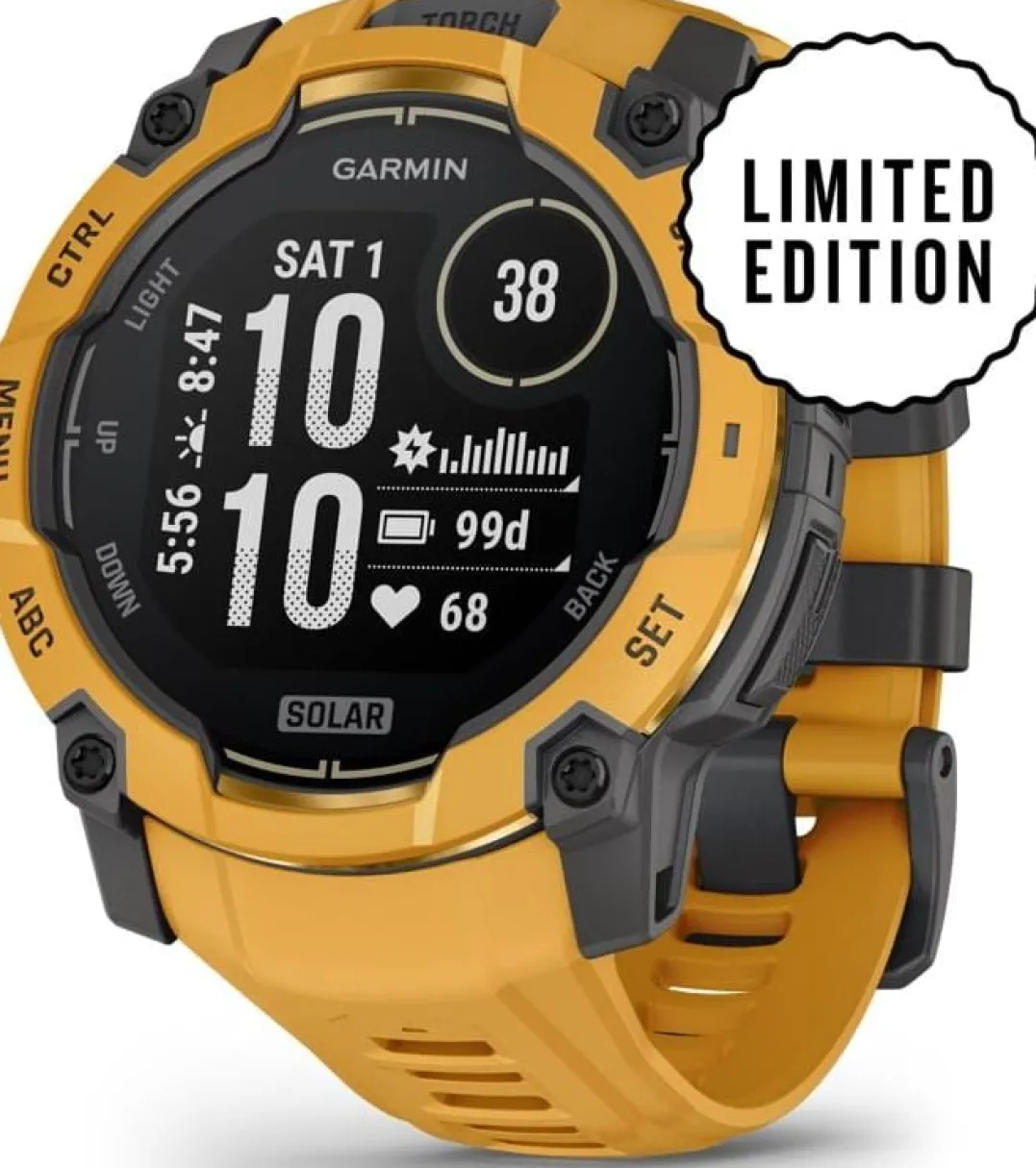 Garmin Instinct 3, Solar 50mm Sunburst Gray