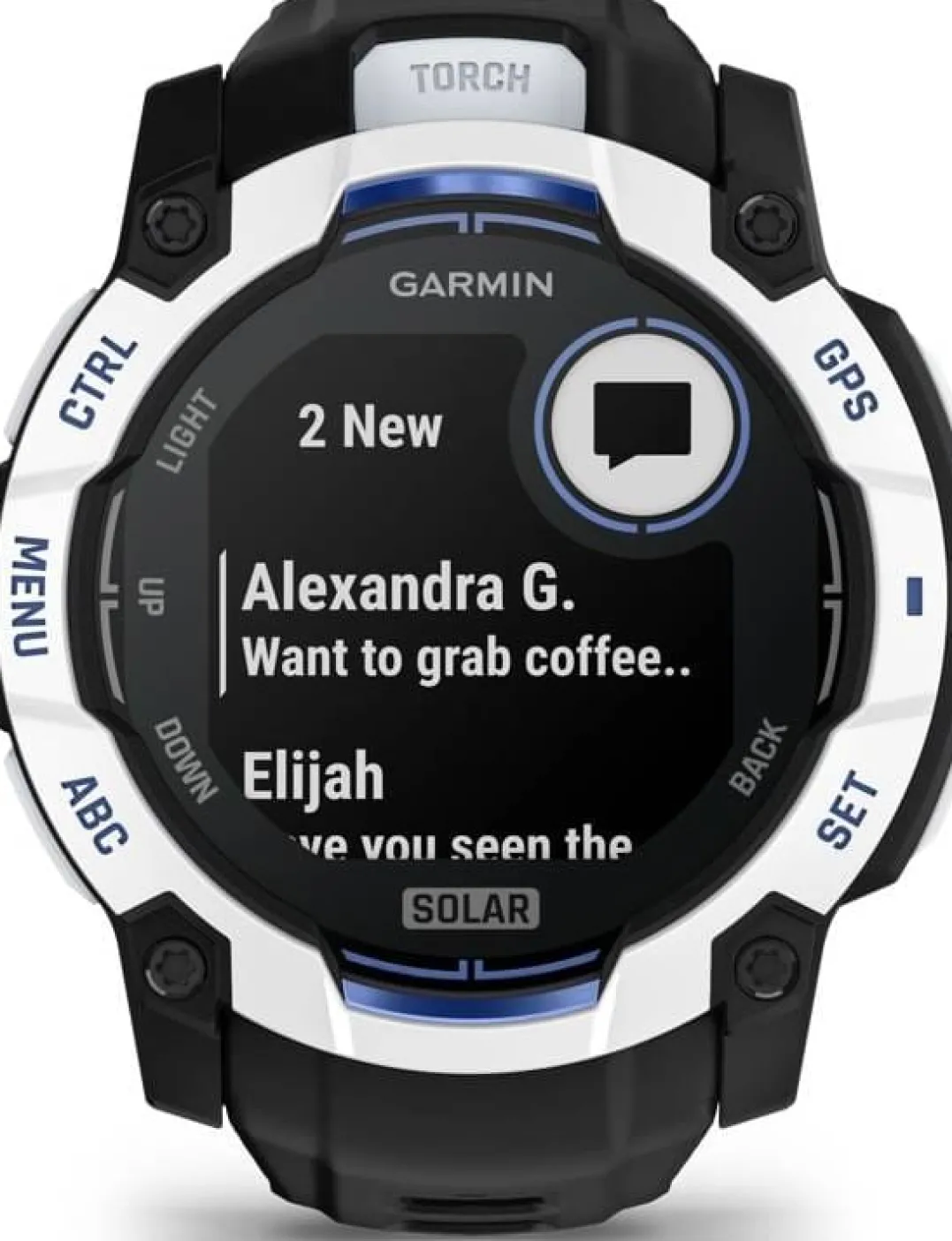 Garmin Instinct 3 Solar Whitestone