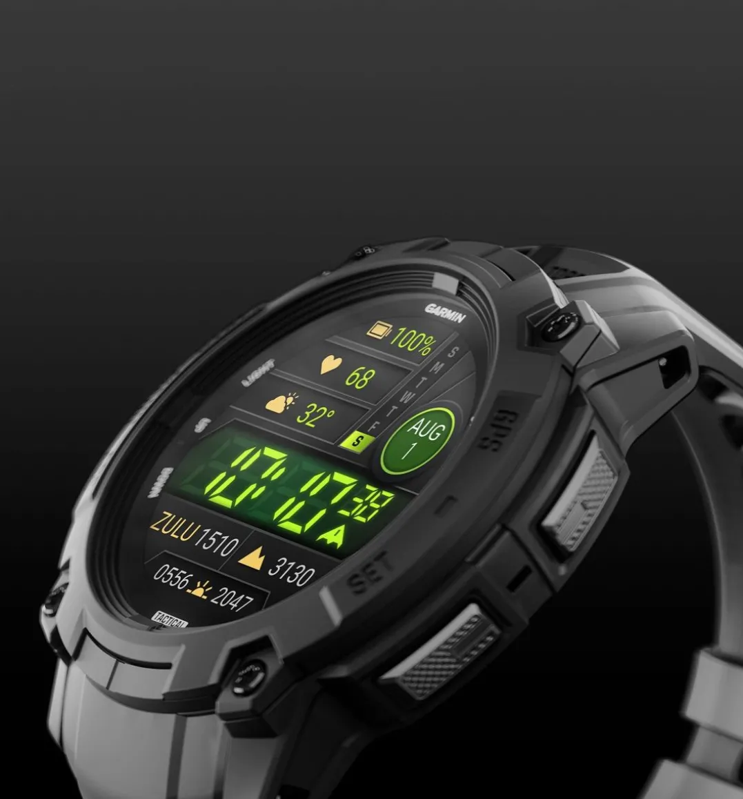 Garmin Instinct 3,Tactical, Amoled, 50mm Black