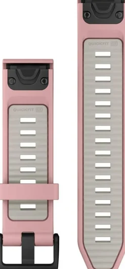 Garmin Quickfit Watch Bands 20mm Dust Rose/fog Gray Silicone