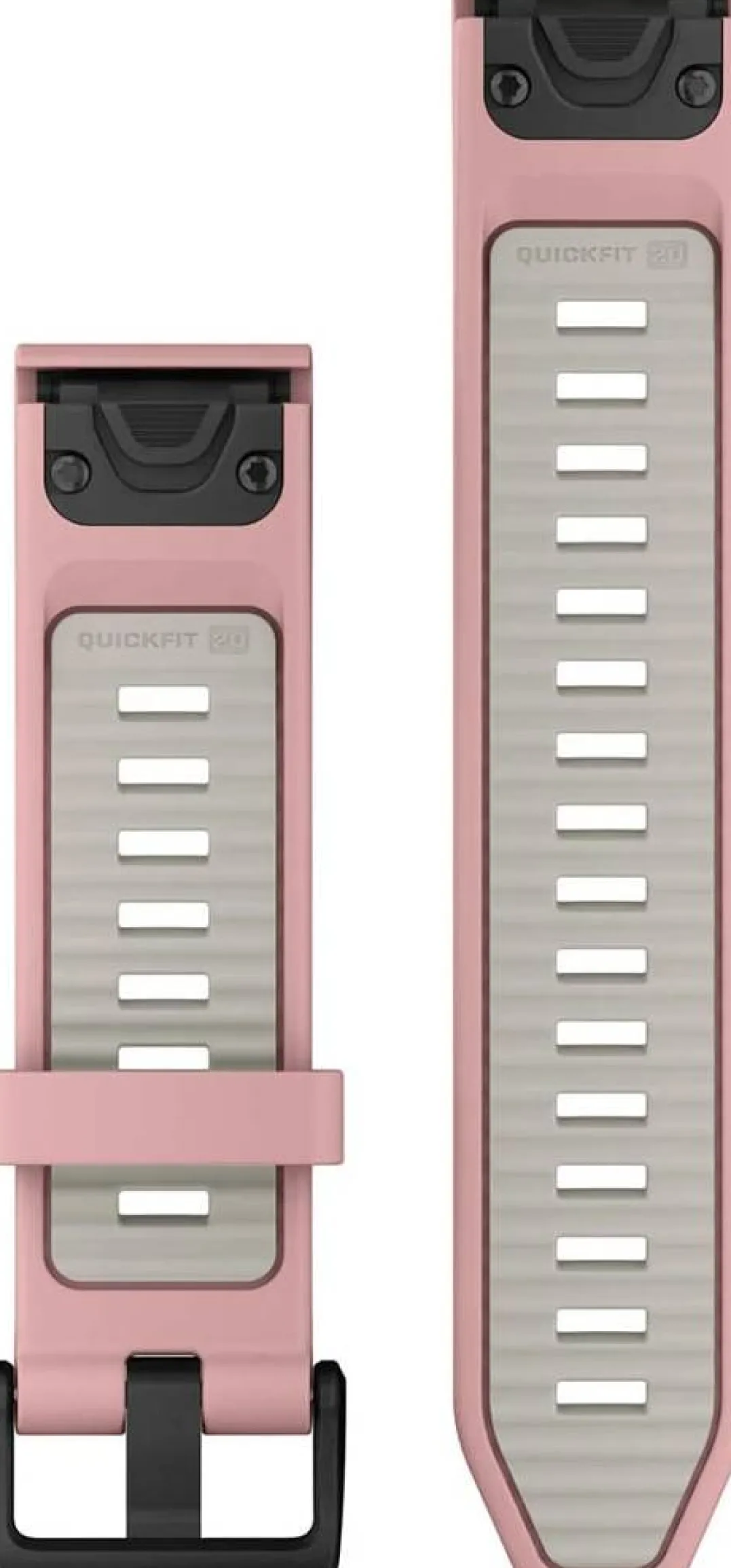 Garmin Quickfit Watch Bands 20mm Dust Rose/fog Gray Silicone