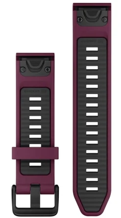Garmin Quickfit Watch Bands 20mm Merlot/graphite Silicone