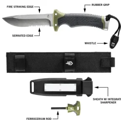 Gerber Ultimate Survival Knife Black/Green