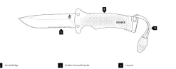 Gerber Ultimate Survival Knife Black/Green