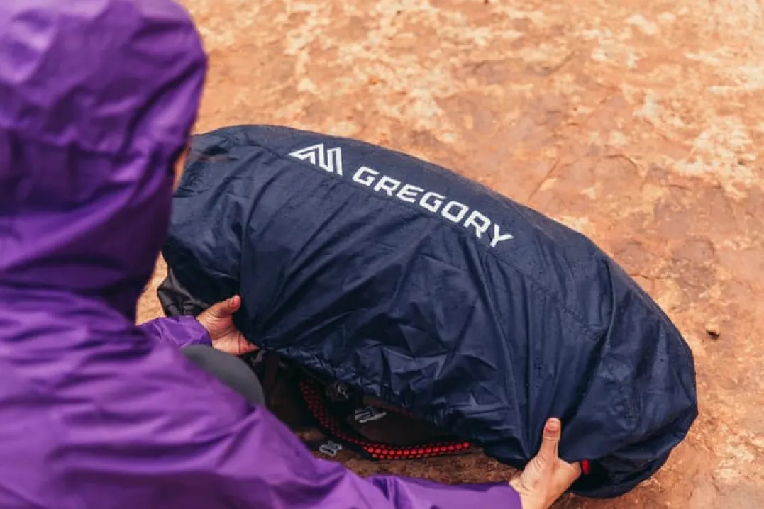 Gregory Raincover 50l-80l Obsidian Black