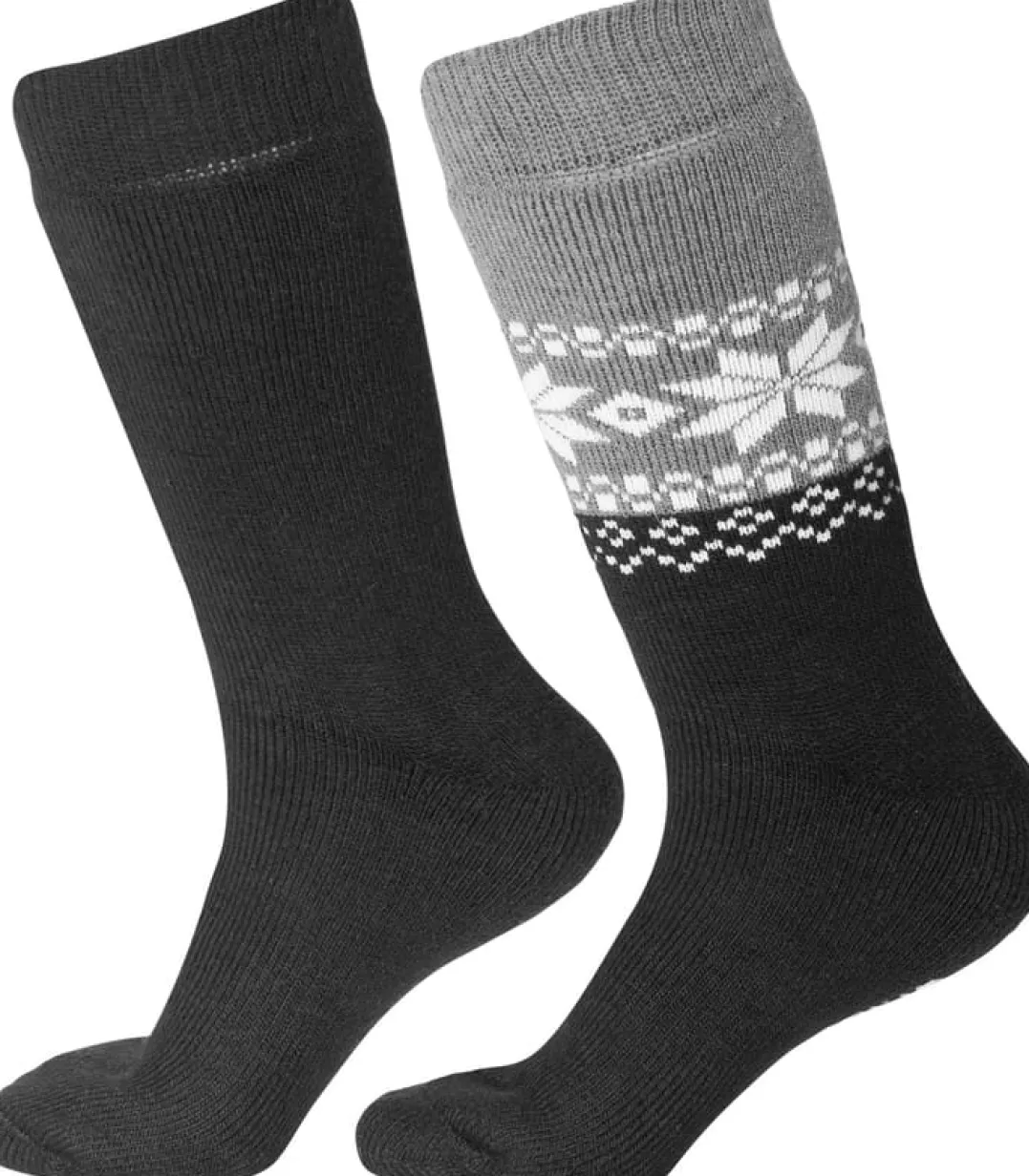 Gridarmor Alpacka Wool Heritage Socks 2p Adult Black Beauty