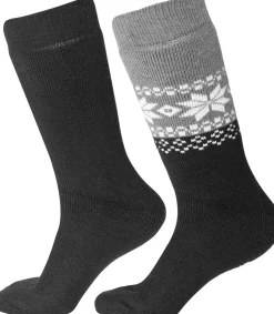 Gridarmor Alpacka Wool Heritage Socks 2p Adult Black Beauty
