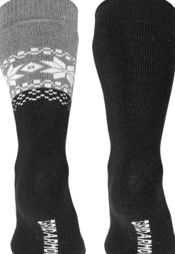 Gridarmor Alpacka Wool Heritage Socks 2p Adult Black Beauty