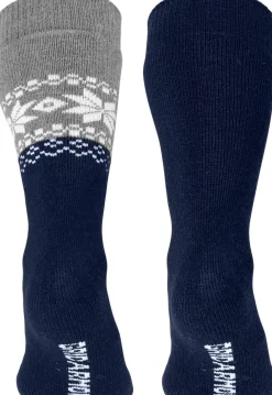 Gridarmor Alpacka Wool Heritage Socks 2p Adult Navy Blazer