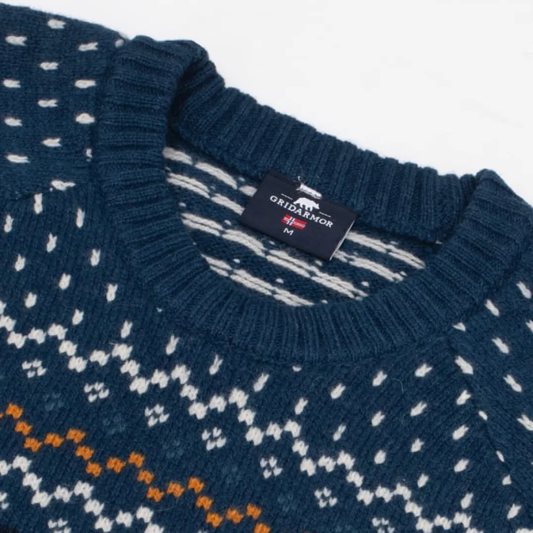 Gridarmor Classic Wool Sweater Wmn Navy Blazer