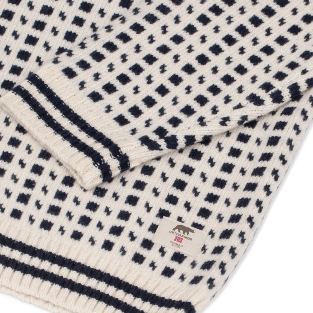 Gridarmor Classic Wool Sweater Men Snow White