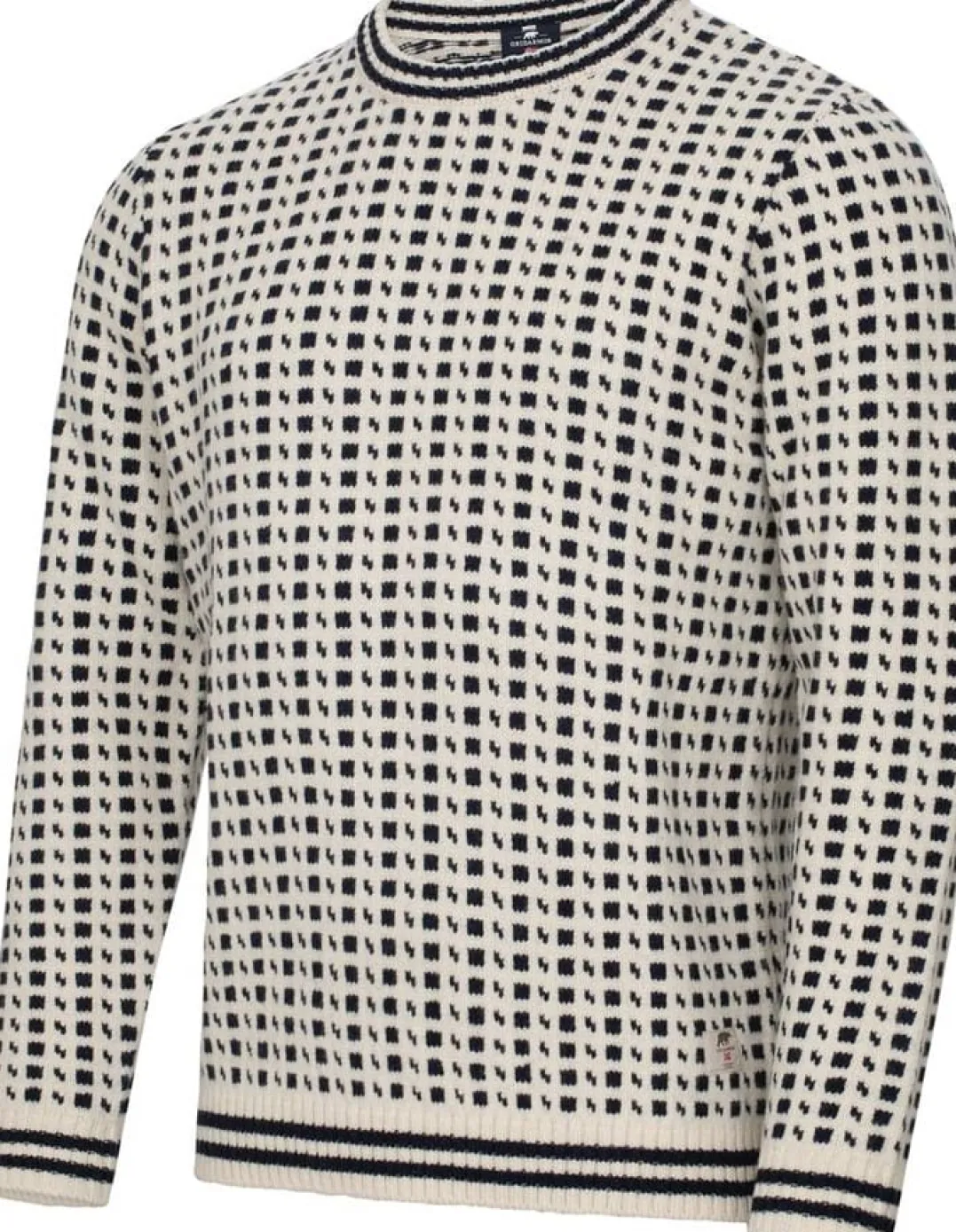 Gridarmor Classic Wool Sweater Men Snow White