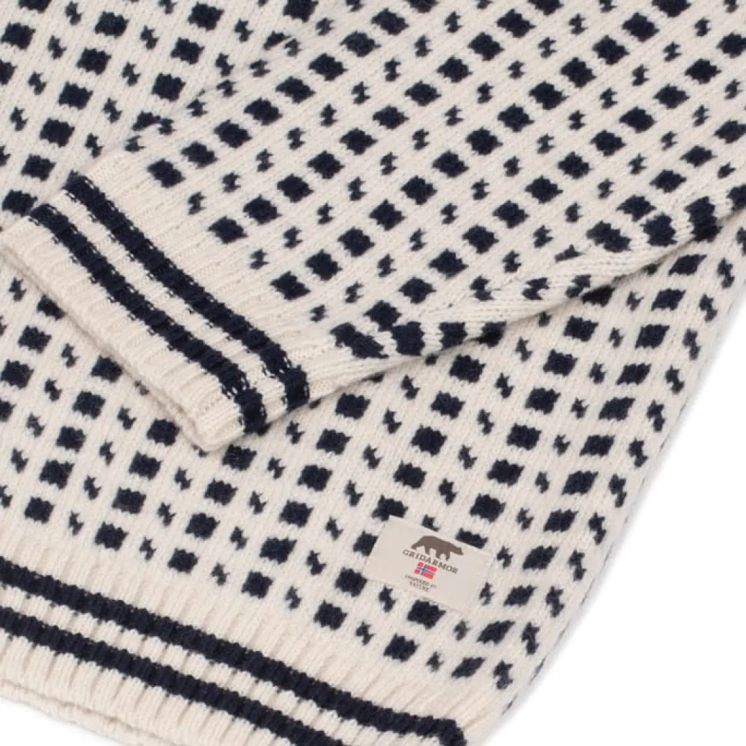 Gridarmor Classic Wool Sweater Men Snow White