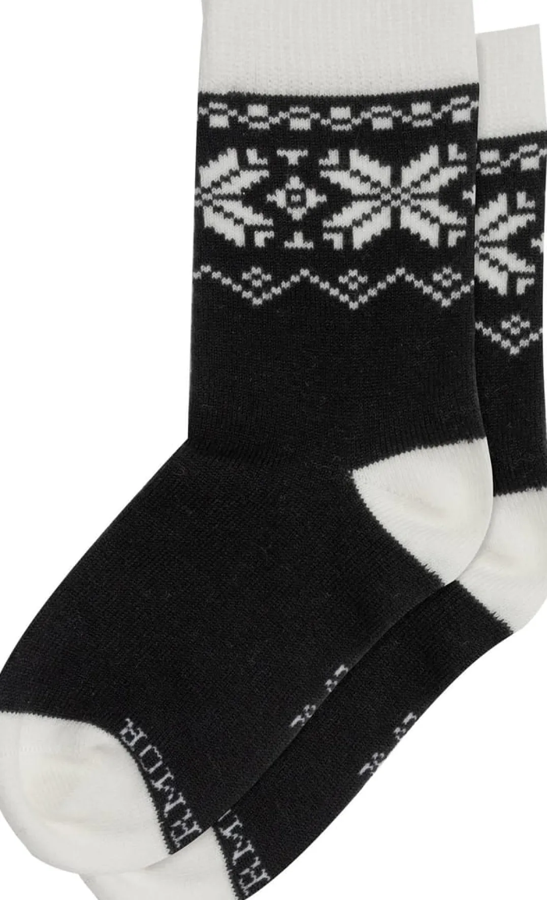 Gridarmor Heritage Merino Socks 2p Jr Black/White