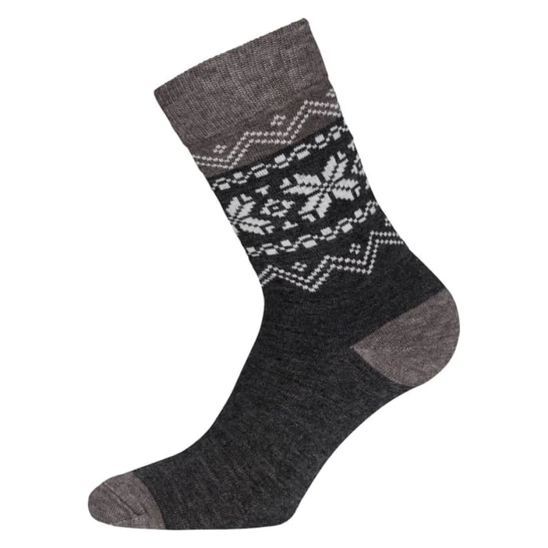 Gridarmor Heritage Merino Socks Mid Grey Melange
