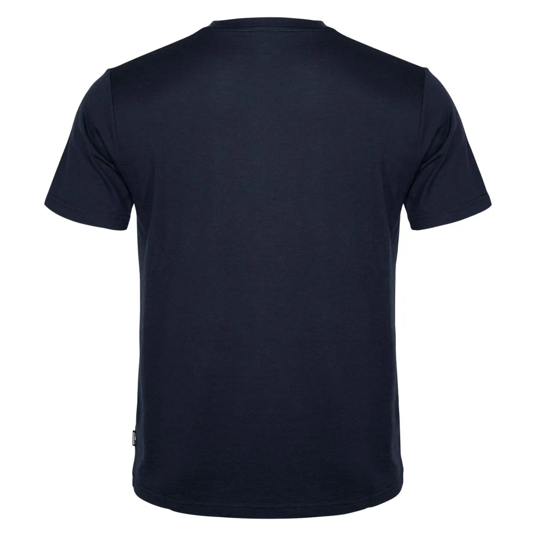 Gridarmor Larsnes Merino T-Skjorte Men Navy Blazer/Asphalt