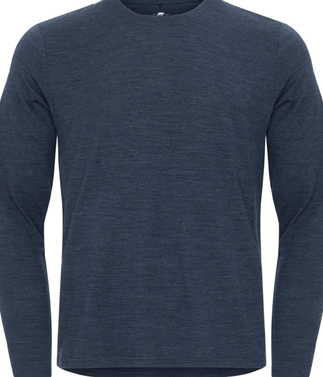 Gridarmor Men's Merino Wool Ls Tee Navy Blazer Melange