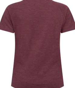 Gridarmor Merino Wool Tee Wmn Fig Melange