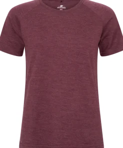 Gridarmor Merino Wool Tee Wmn Fig Melange