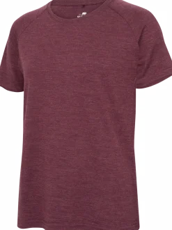 Gridarmor Merino Wool Tee Wmn Fig Melange