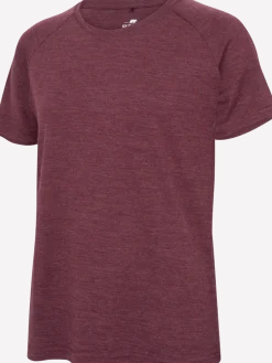 Gridarmor Merino Wool Tee Wmn Fig Melange
