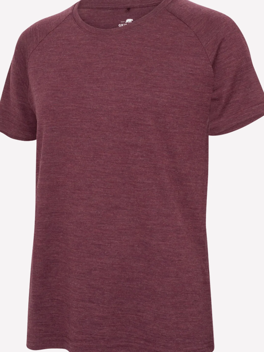 Gridarmor Merino Wool Tee Wmn Fig Melange