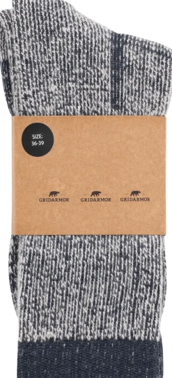 Gridarmor Mountain Trail Merino Sock Navy Blazer
