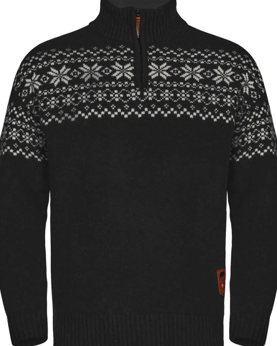 Gridarmor Snøkrystall Hz Ullgenser Men Black/White