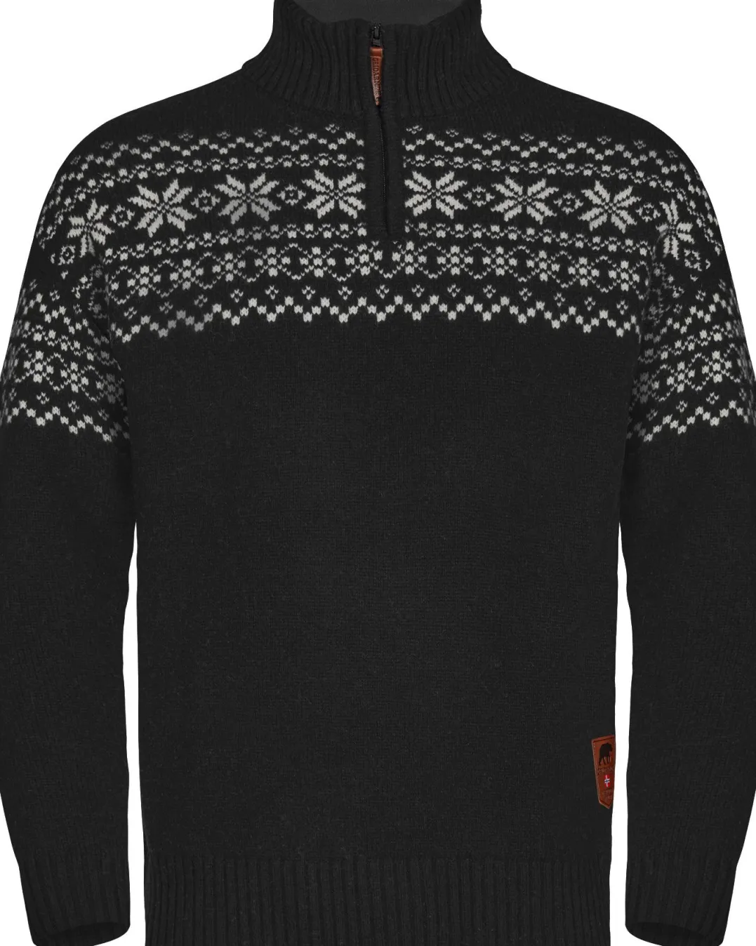 Gridarmor Snøkrystall Hz Ullgenser Men Black/White