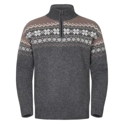 Gridarmor Snøkrystall Hz Ullgenser Men Grey/Beige/White