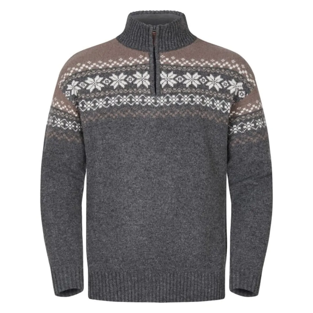Gridarmor Snøkrystall Hz Ullgenser Men Grey/Beige/White