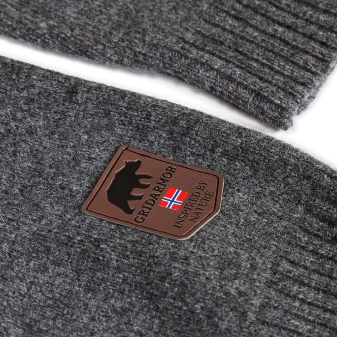 Gridarmor Snøkrystall Hz Ullgenser Men Grey/Beige/White