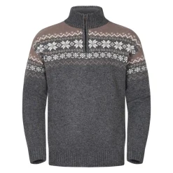 Gridarmor Snøkrystall Hz Ullgenser Men Grey/Beige/White