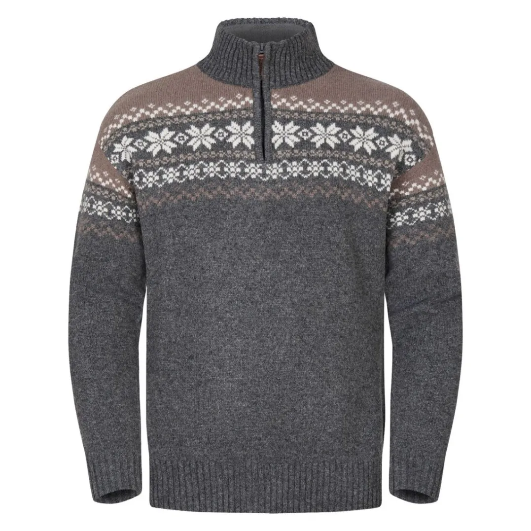 Gridarmor Snøkrystall Hz Ullgenser Men Grey/Beige/White
