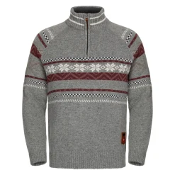Gridarmor Snøstjerne Hz Ullgenser Men Grey Melange