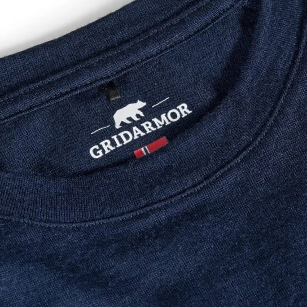 Gridarmor Viks Wool Undertøy Set Jr Navy Blazer