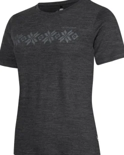 Gridarmor Women's Larsnes Merino T-Shirt Dark Grey Melange