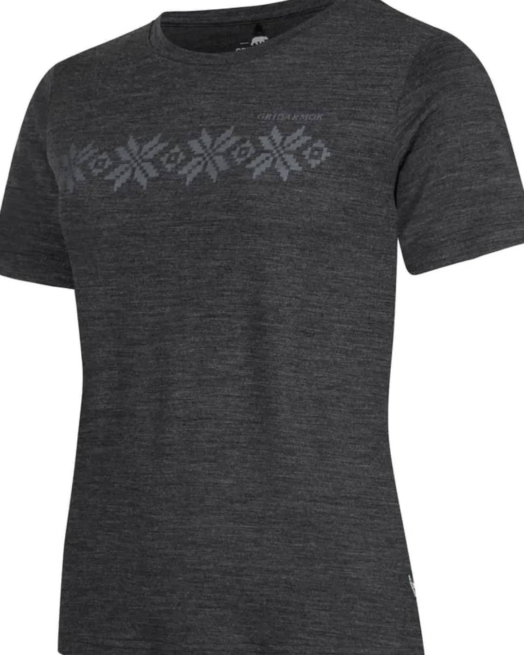 Gridarmor Women's Larsnes Merino T-Shirt Dark Grey Melange