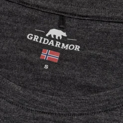 Gridarmor Women's Larsnes Merino T-Shirt Dark Grey Melange
