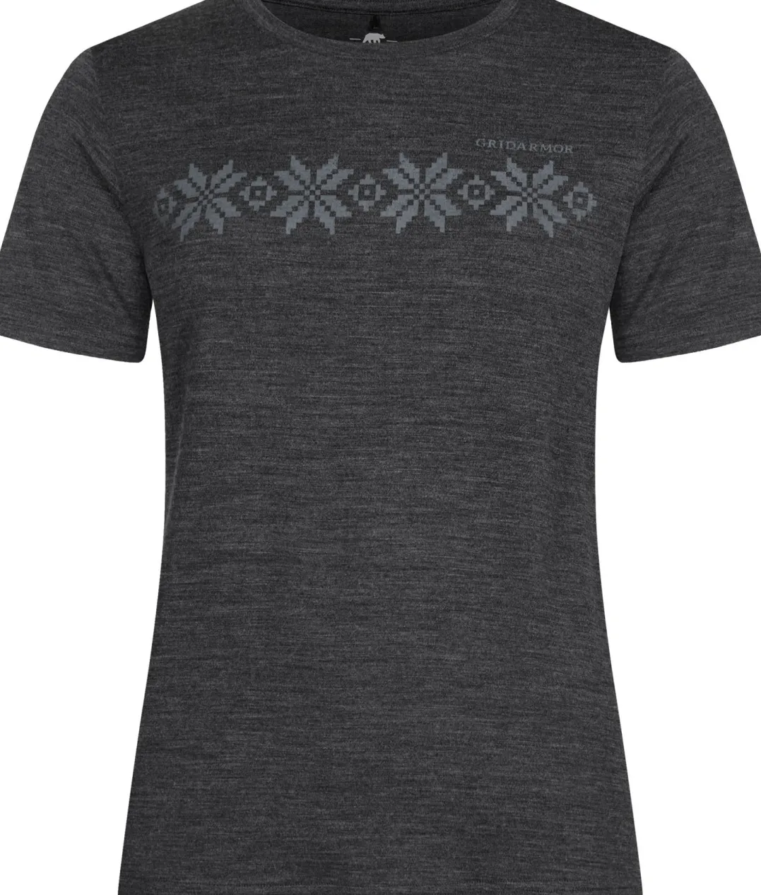 Gridarmor Women's Larsnes Merino T-Shirt Dark Grey Melange