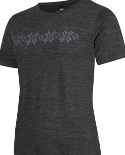 Gridarmor Women's Larsnes Merino T-Shirt Dark Grey Melange
