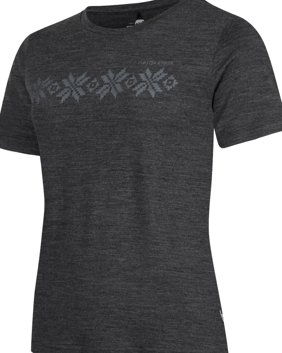 Gridarmor Women's Larsnes Merino T-Shirt Dark Grey Melange